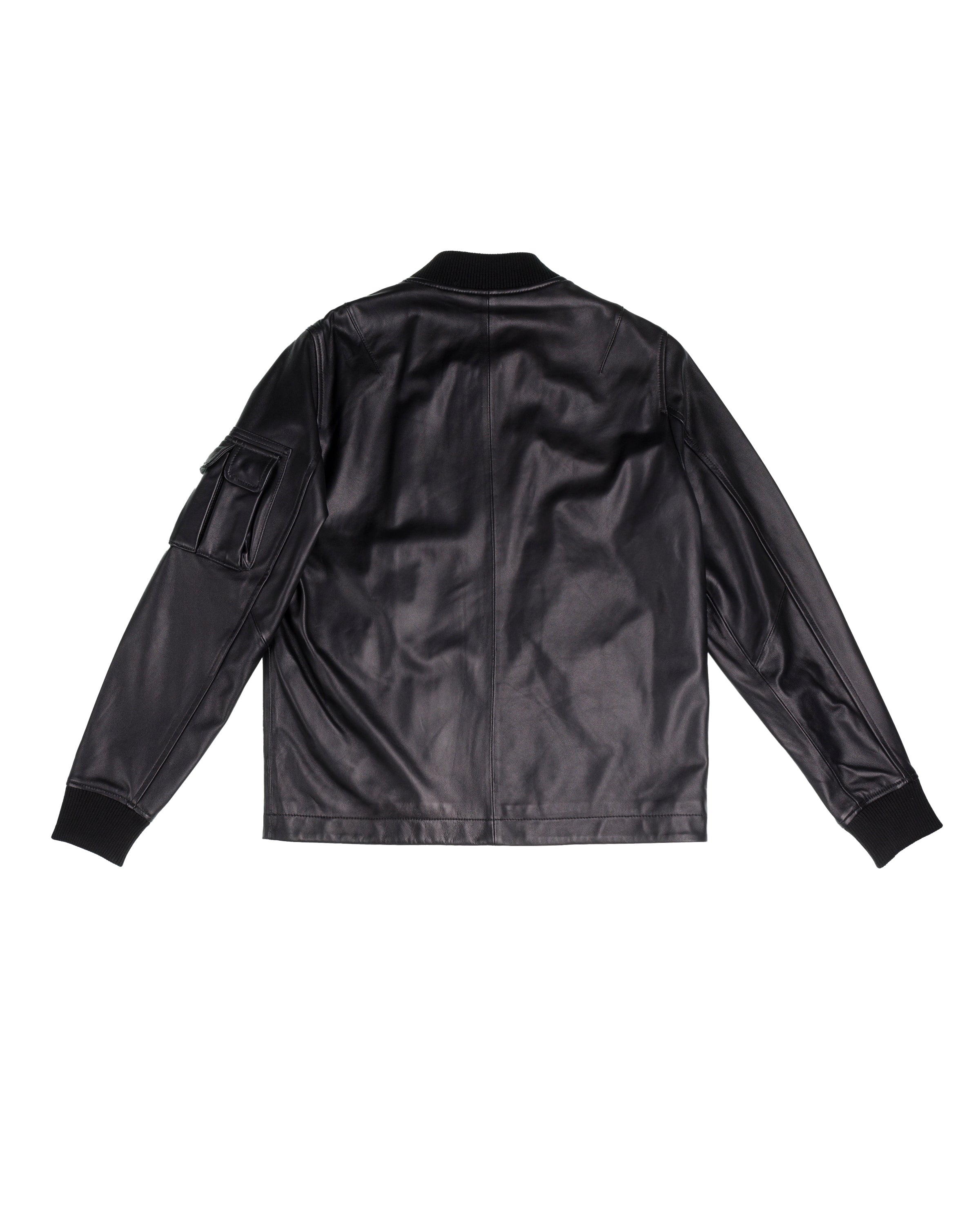 TOUGH JEANSMITH Zipped leather jacket