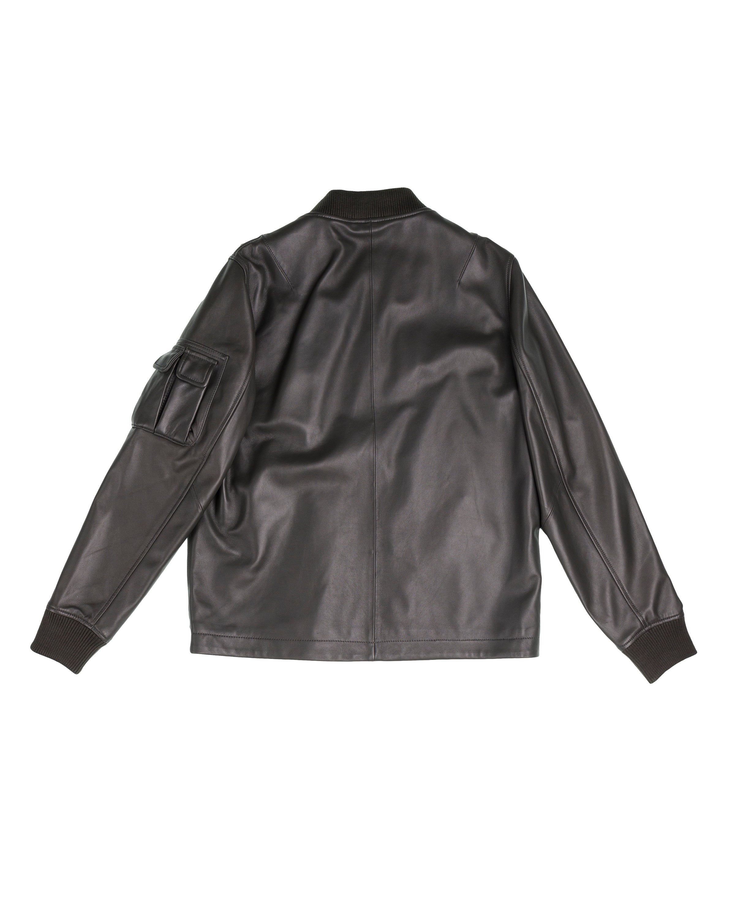 TOUGH JEANSMITH Zipped leather jacket