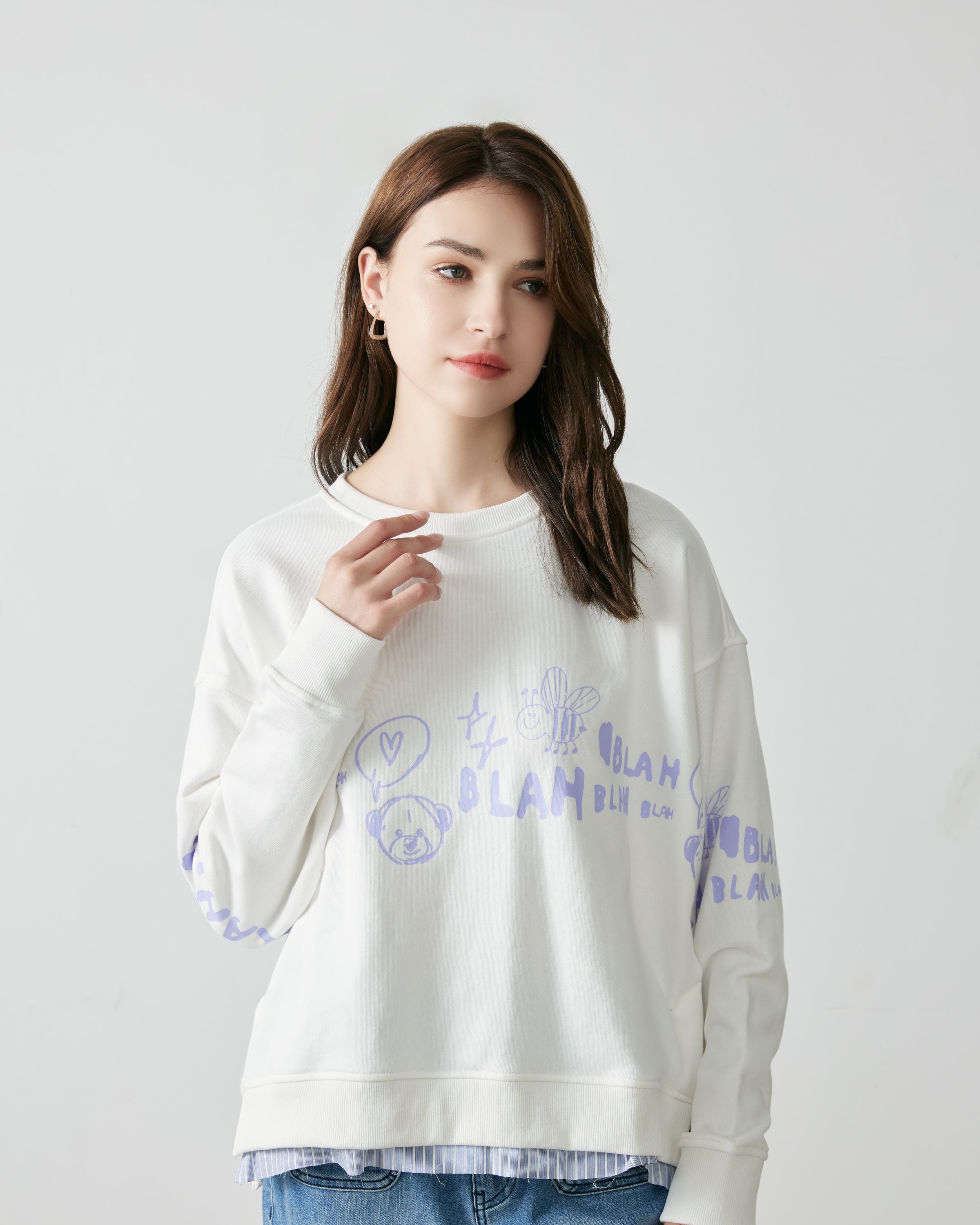 Salad crew neck sweatshirt #S23F-080 – Bauhaus