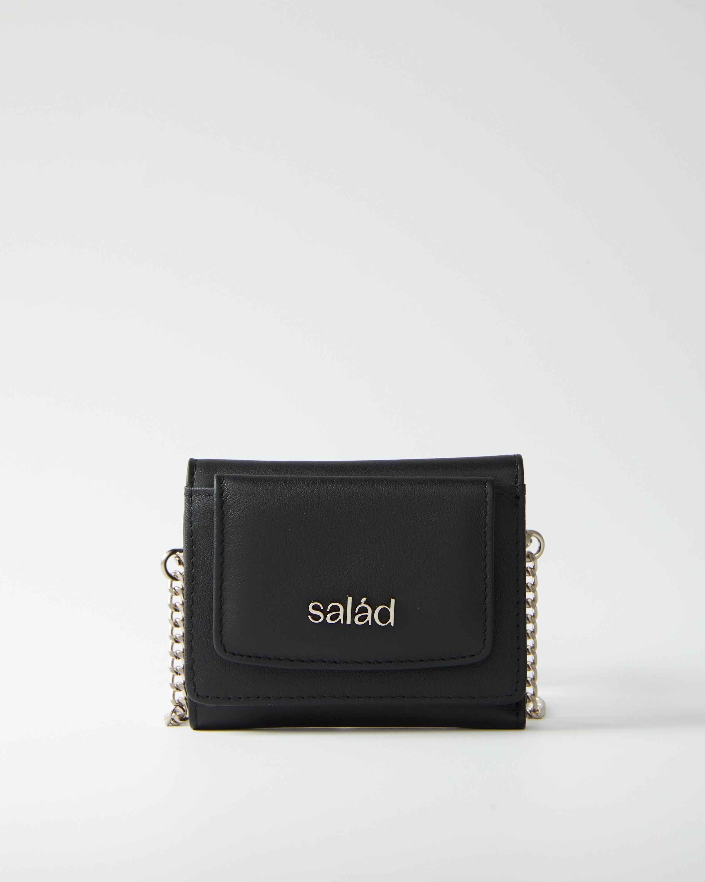 Salad short leather wallet