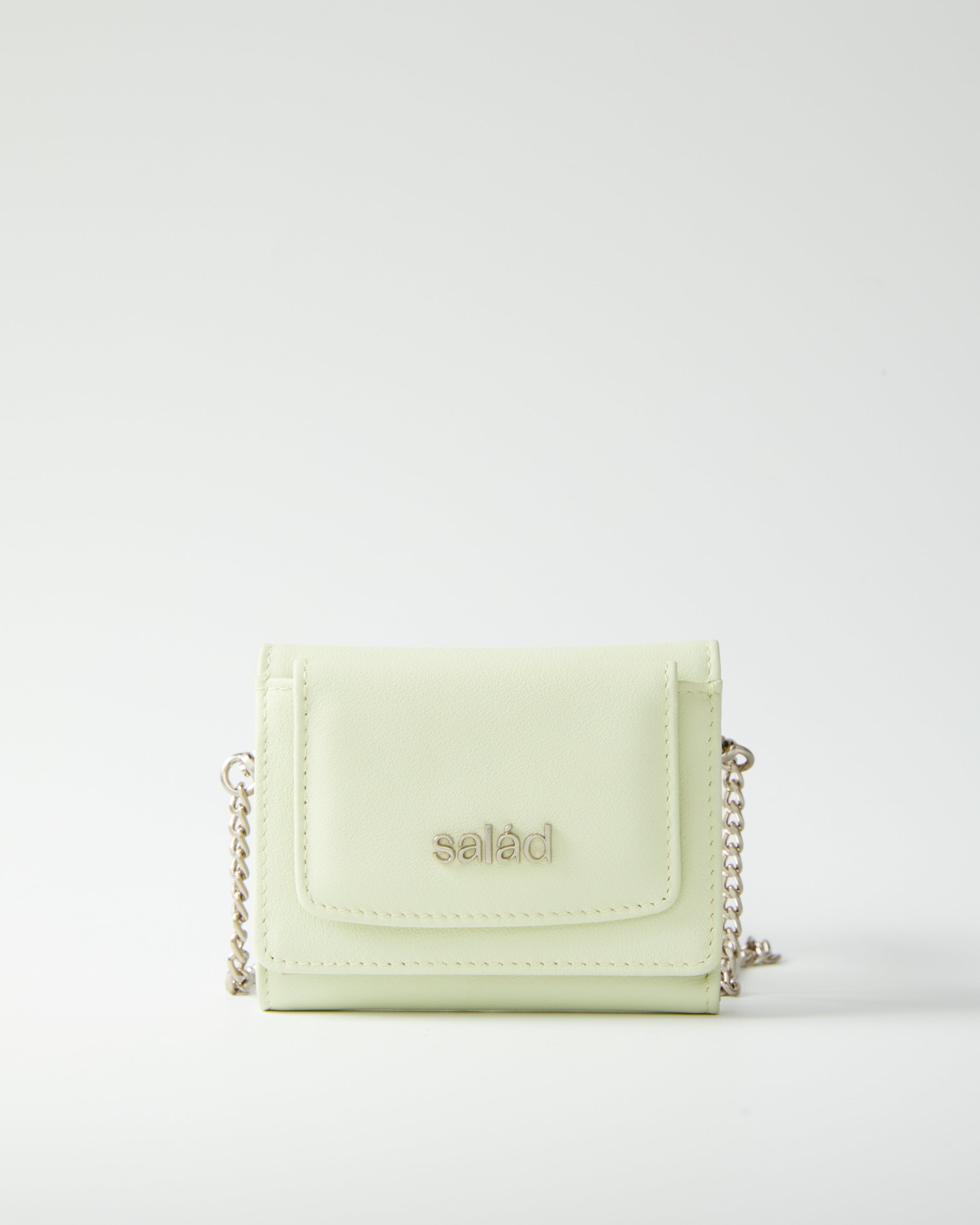 Salad short leather wallet