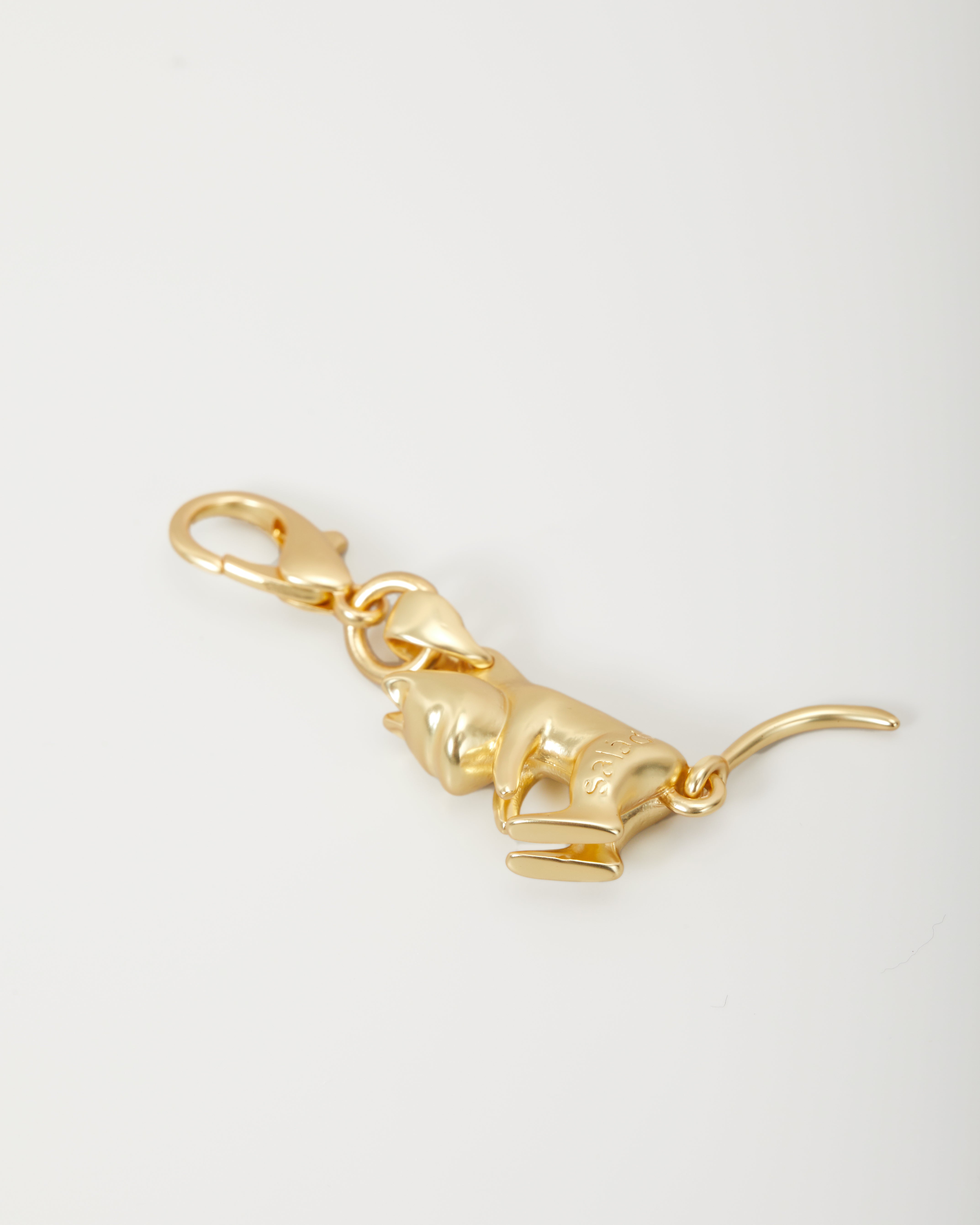 Salad Wagging Tail Cat Pendant 吊飾