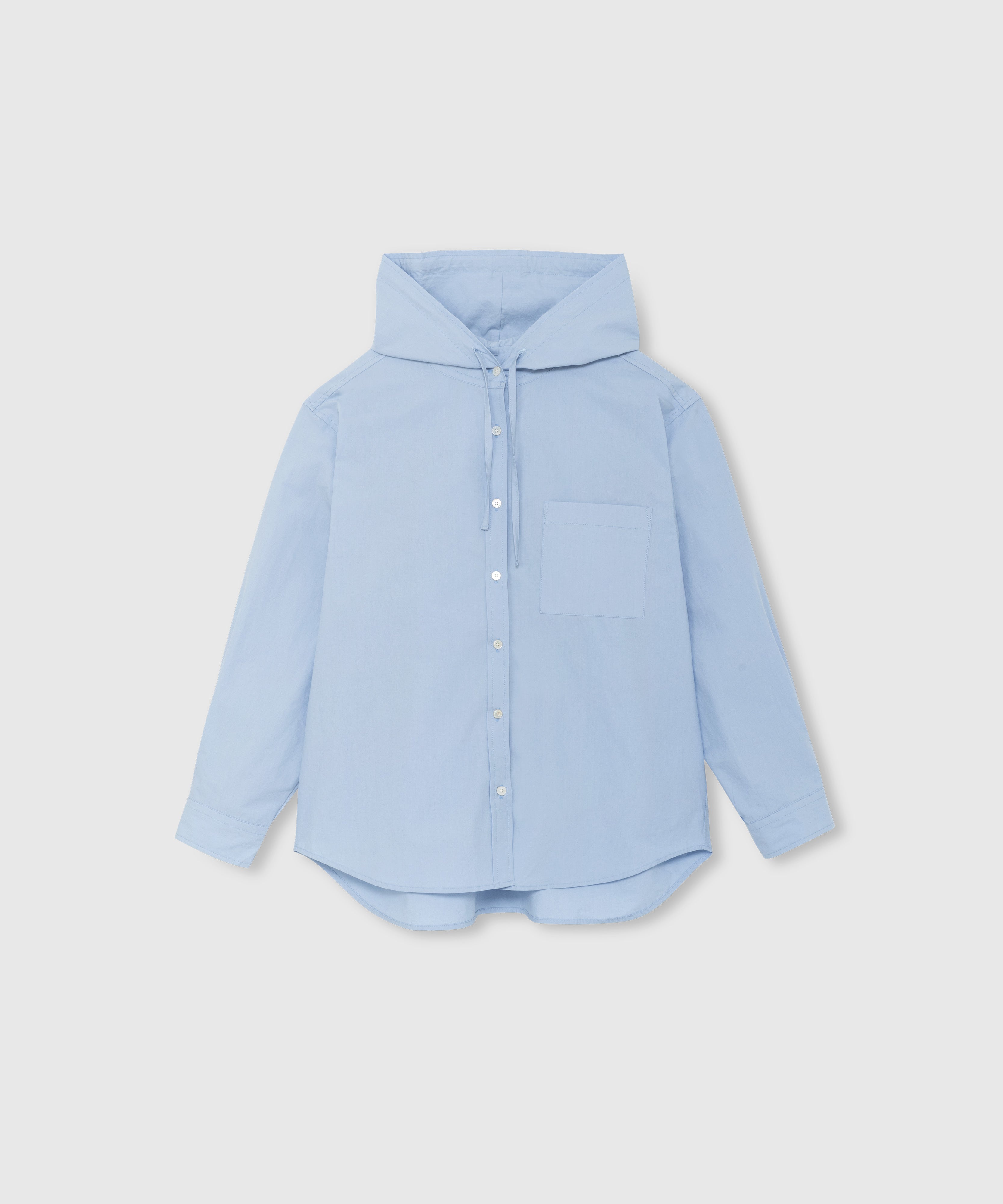 NIEEH PASTEL HOODED SHIRT