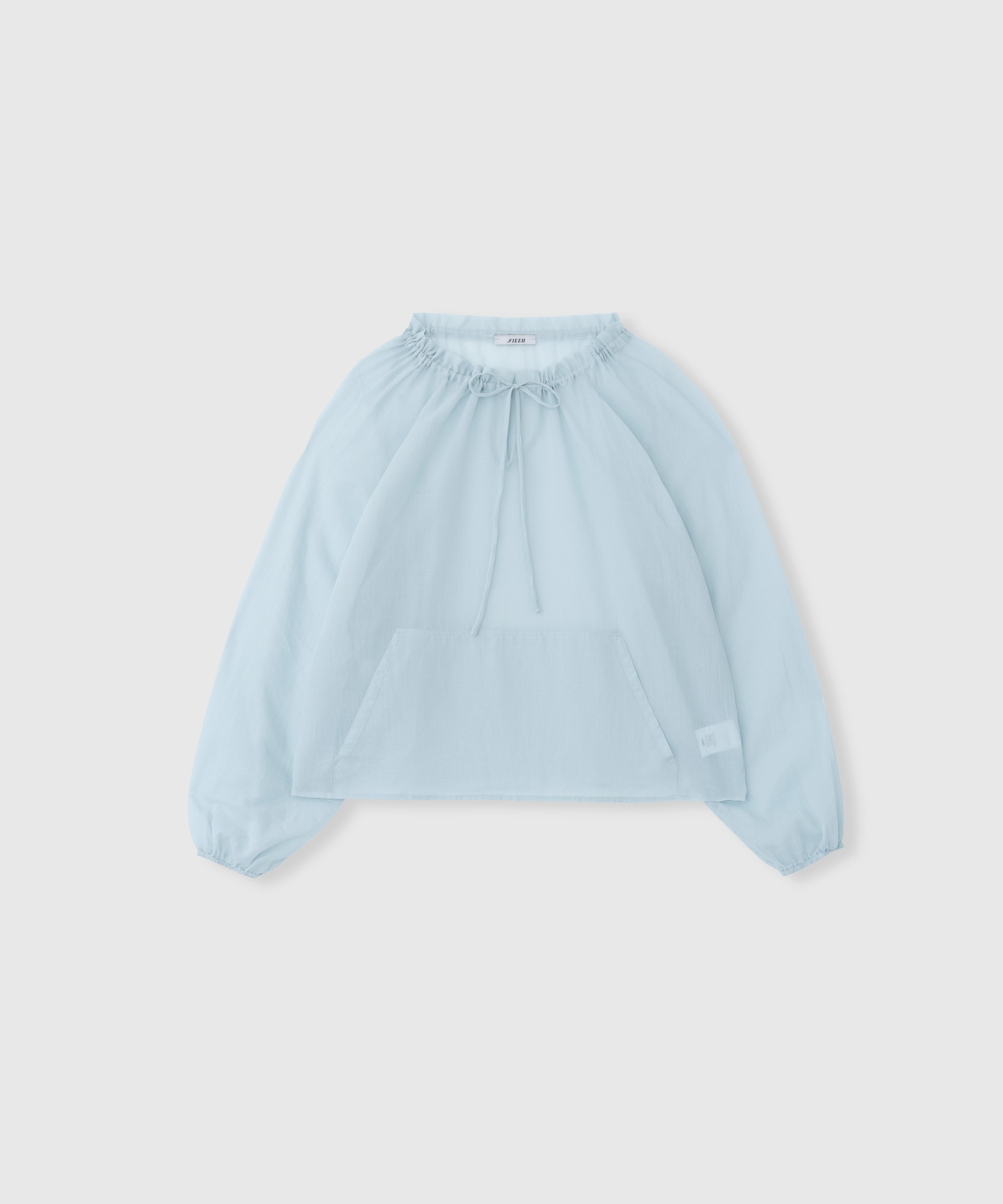 NIEEH WASHED LIGHT COTTON BLOUSE