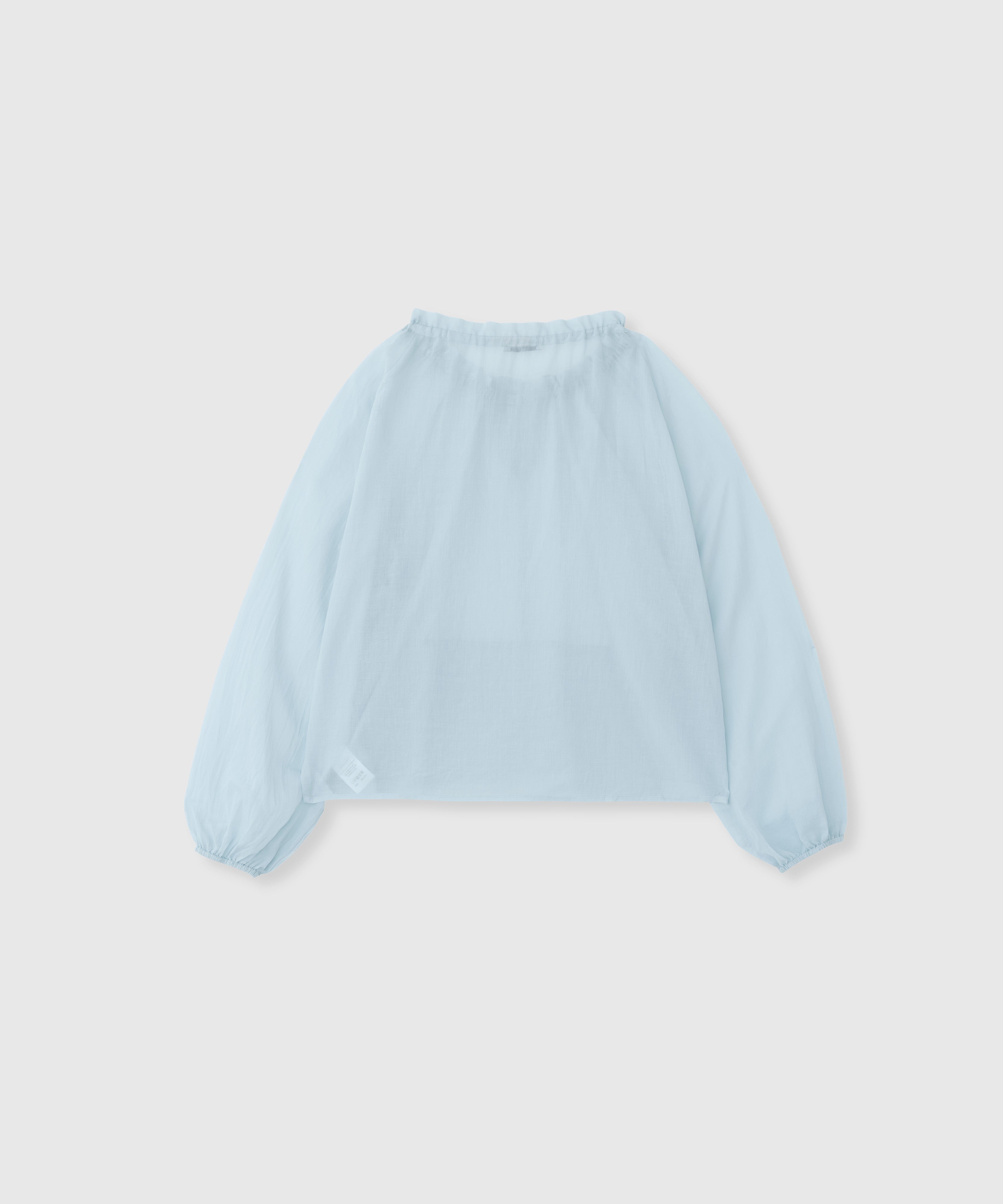 NIEEH WASHED LIGHT COTTON BLOUSE