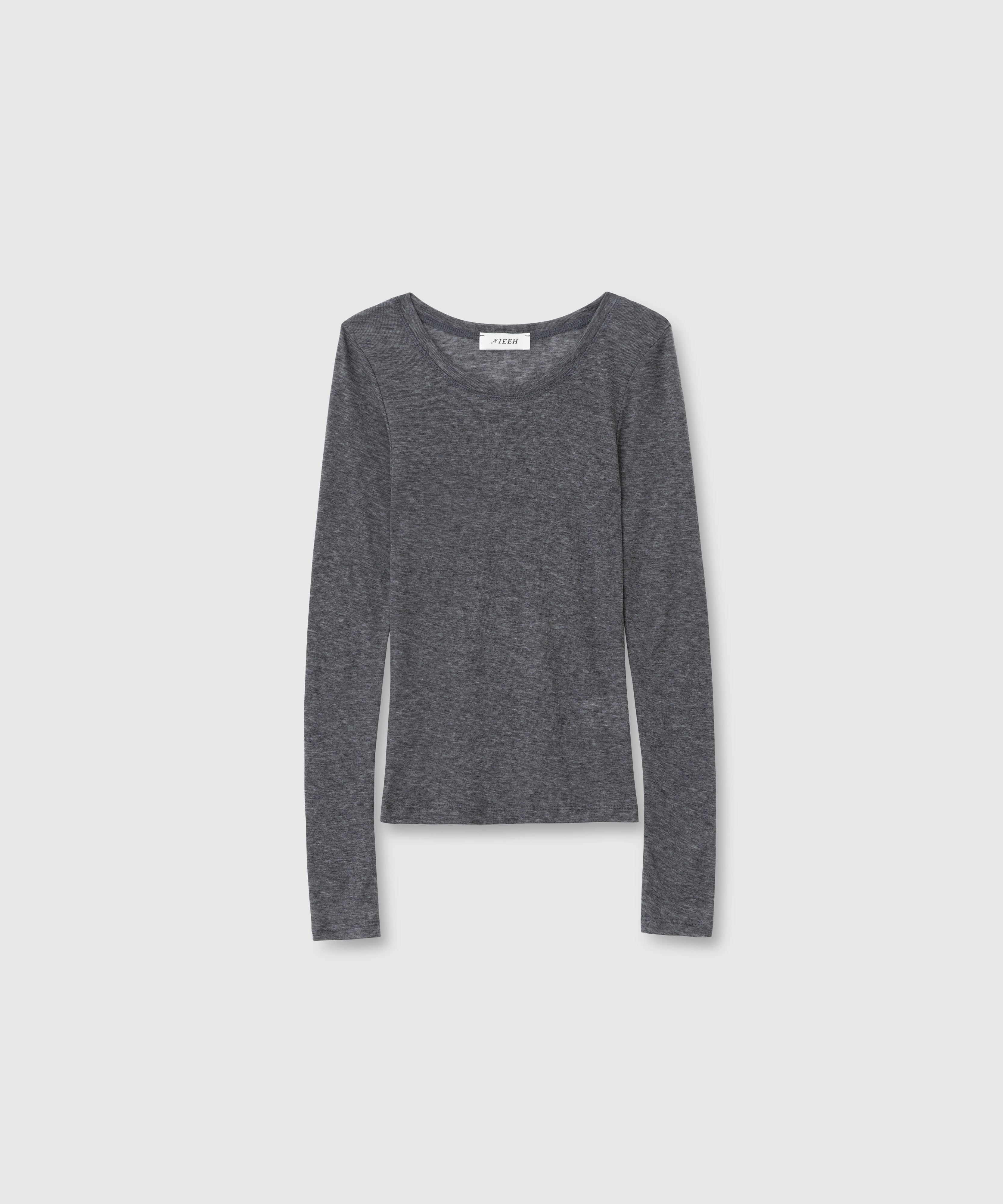 NIEEH SOFT WOOL JERSEY TEE