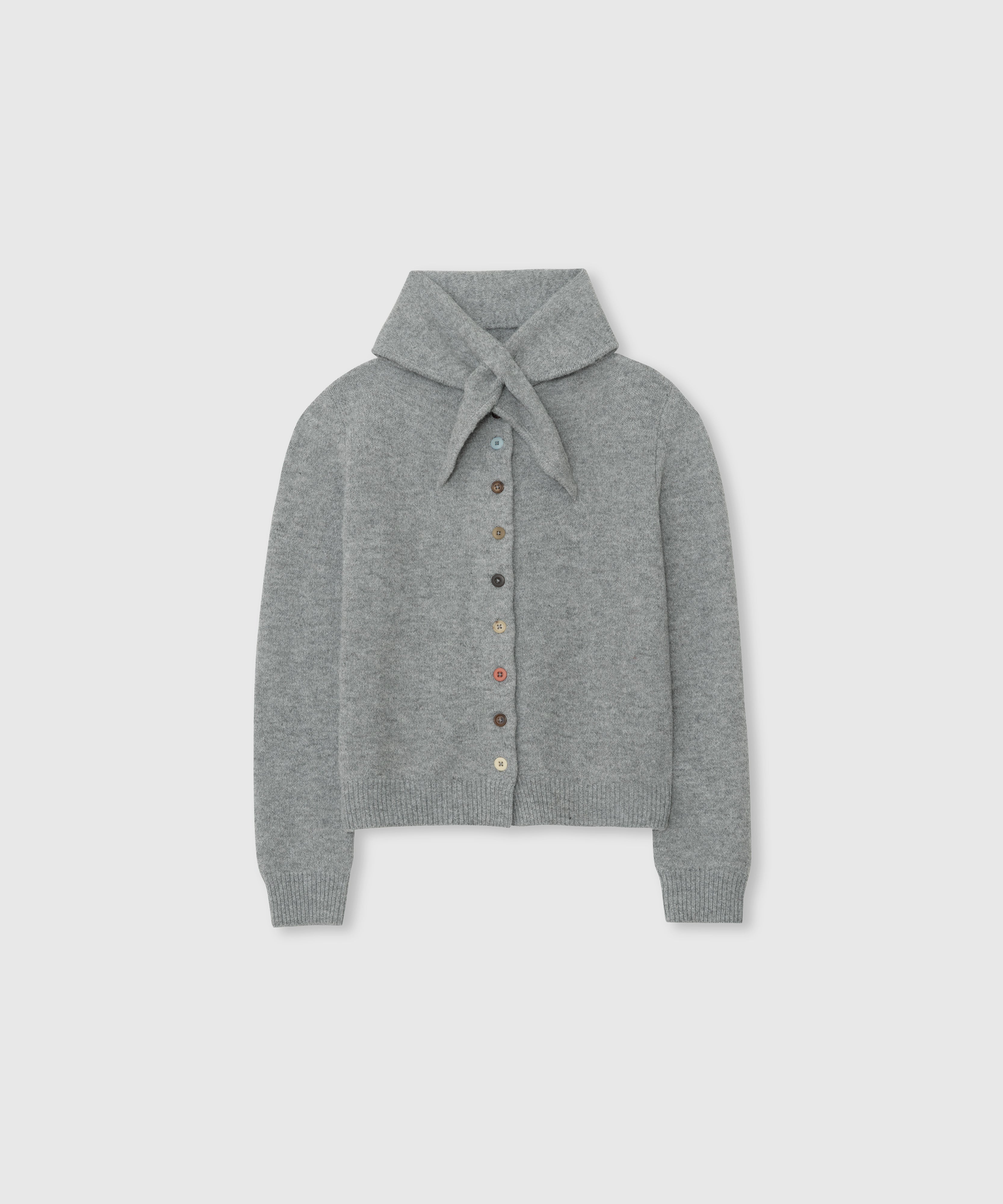 NIEEH MUFFLER COMBO CARDIGAN