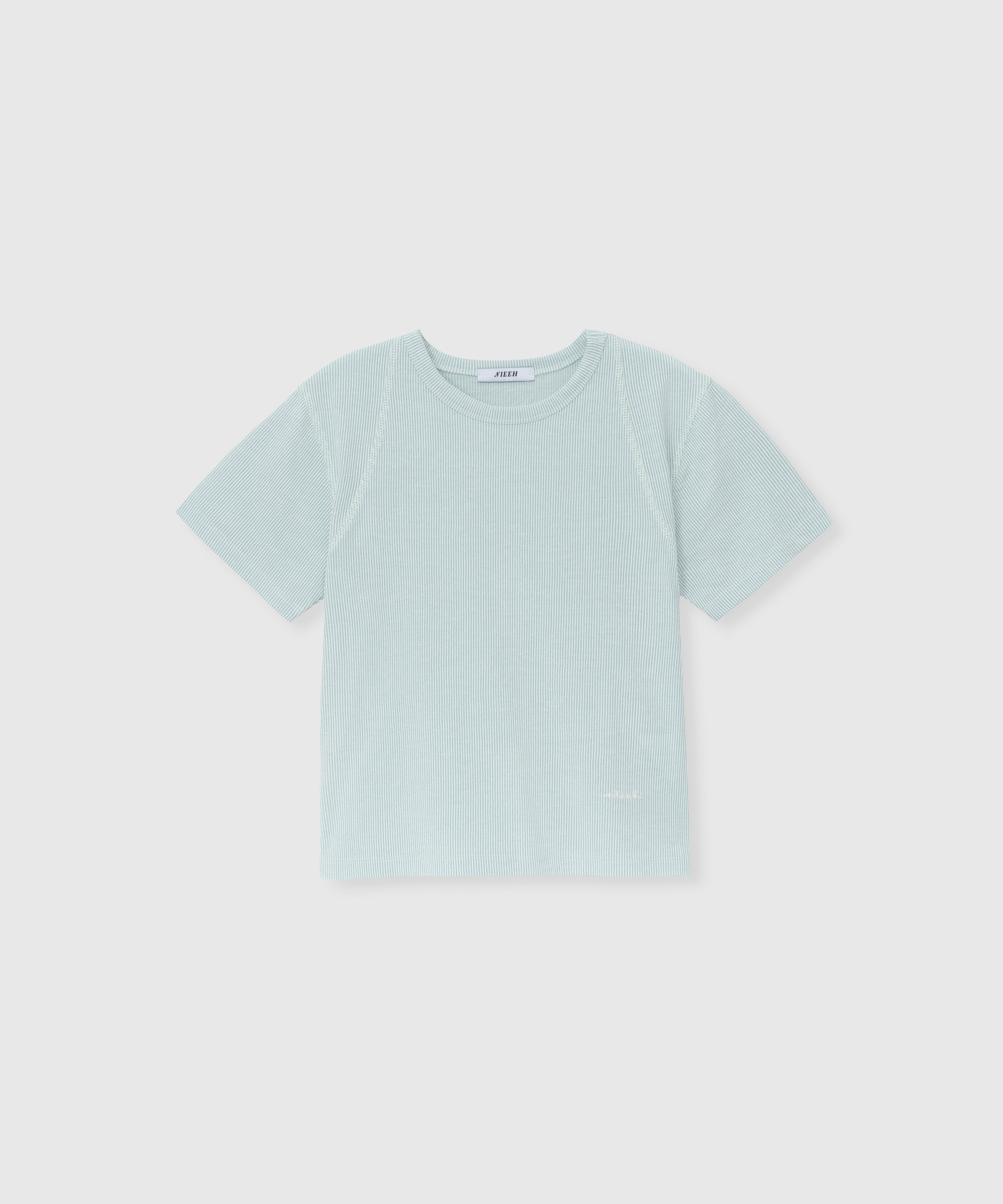 NIEEH mix ribbed t-shirt