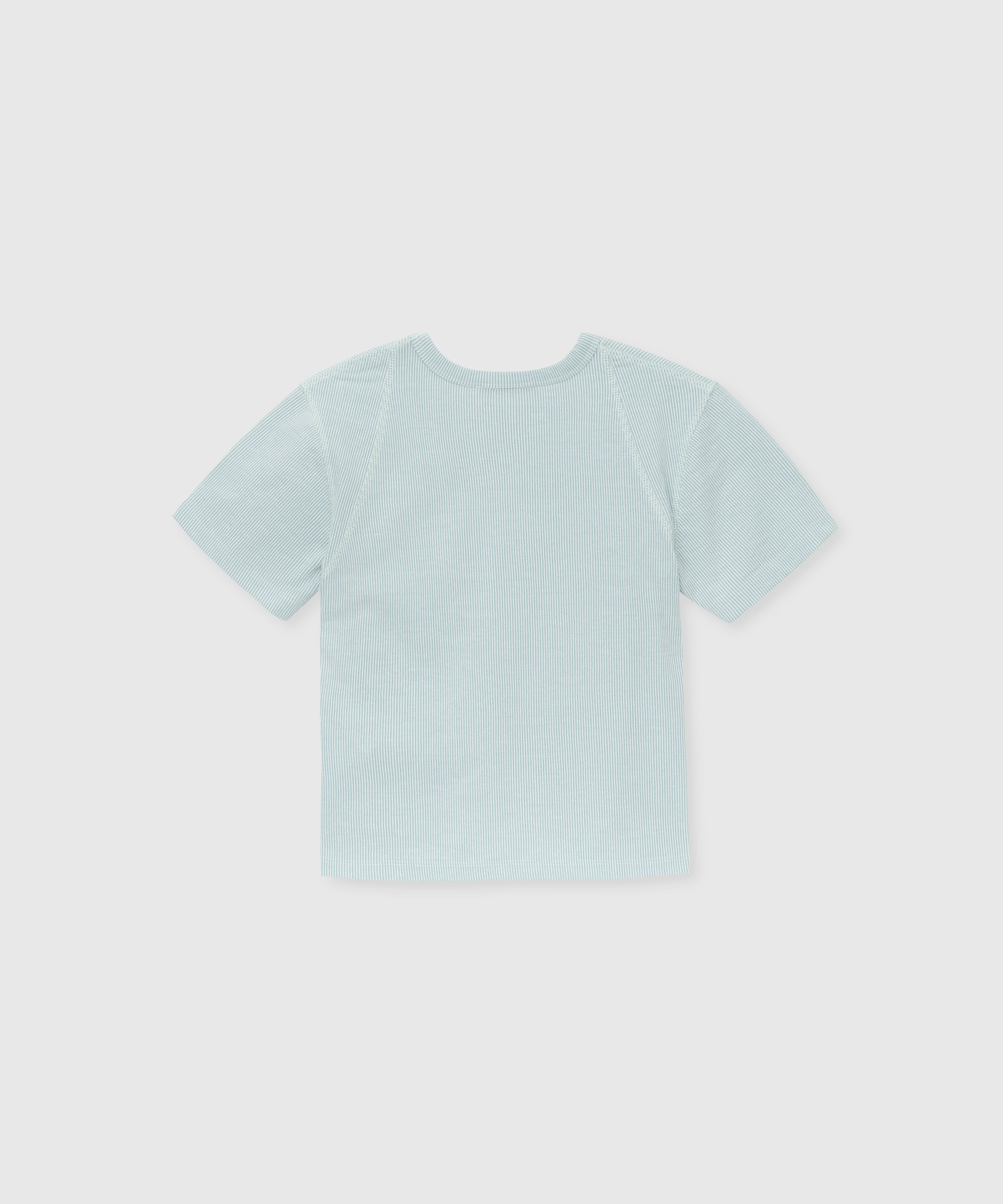 NIEEH mix ribbed t-shirt