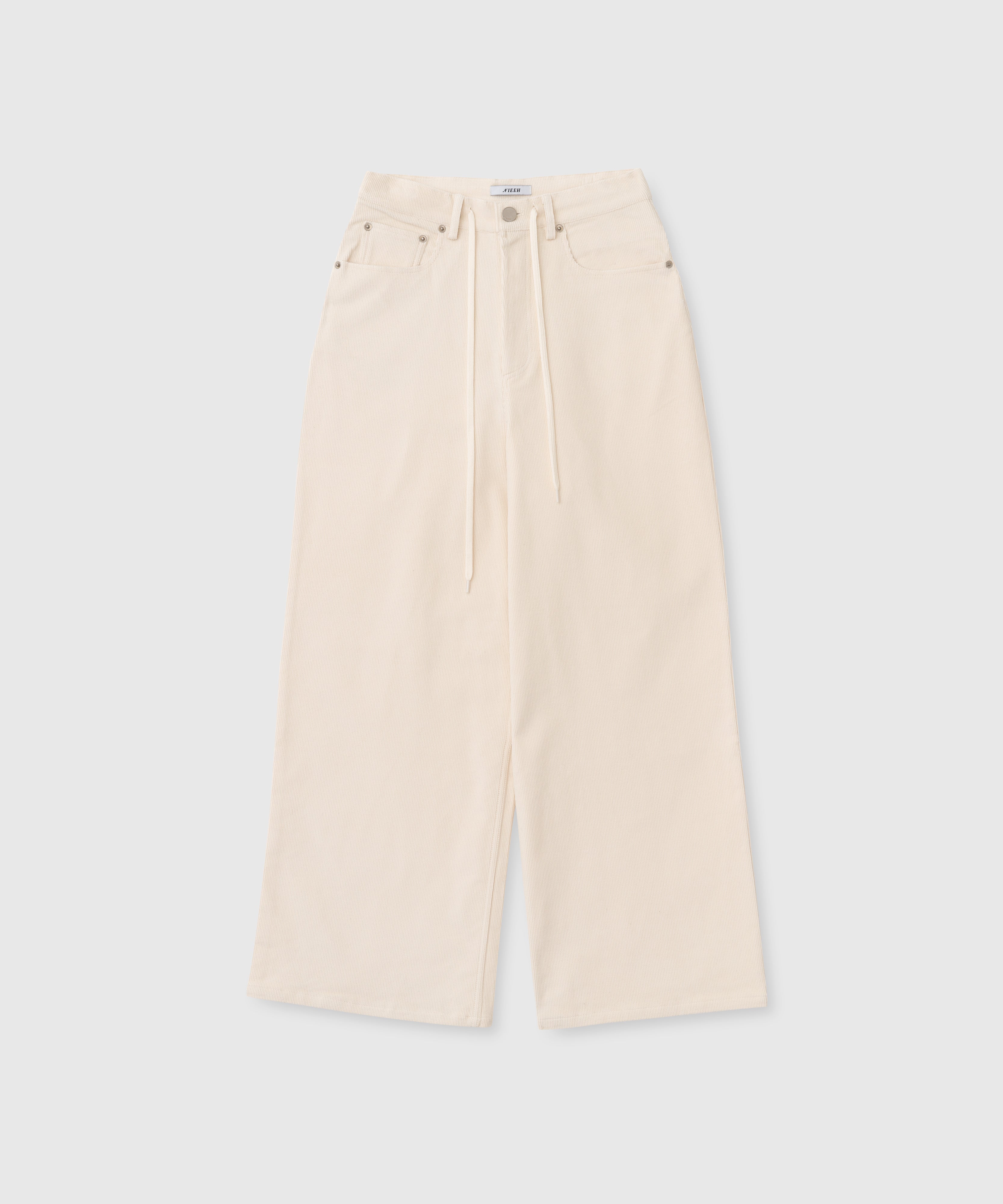 NIEEH CORDUROY WIDE PANTS