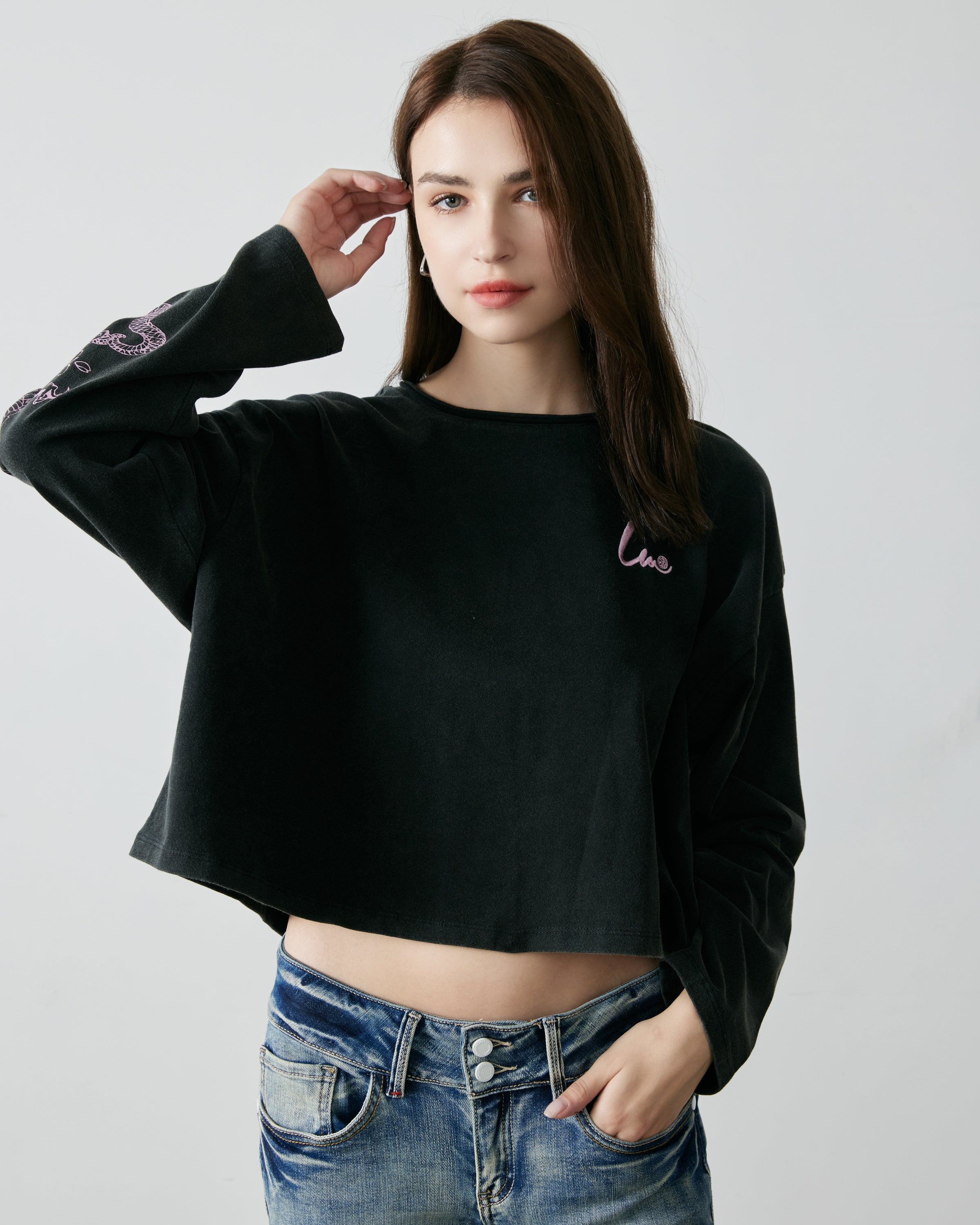 Undermask short long sleeve tee