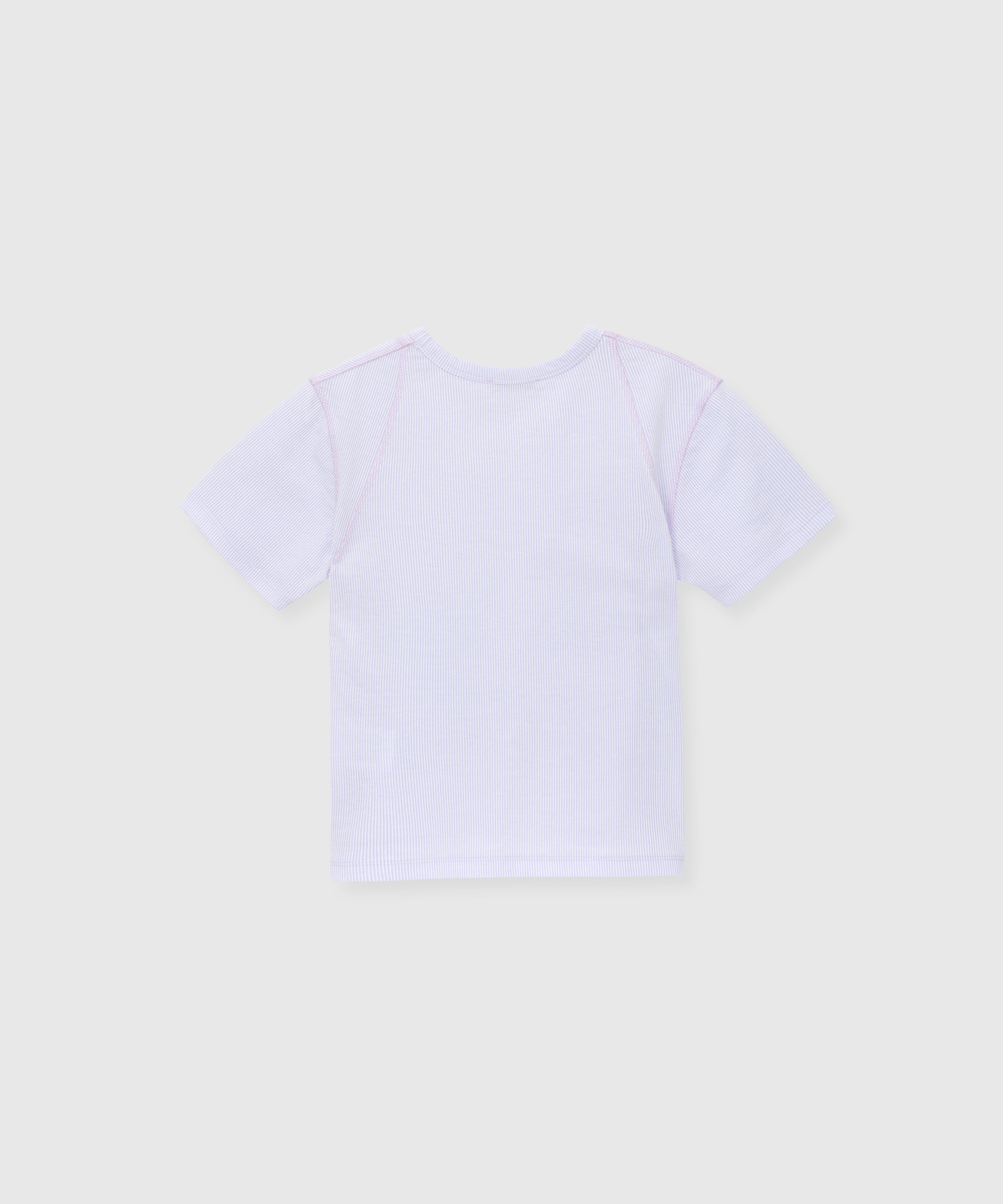 NIEEH mix ribbed t-shirt