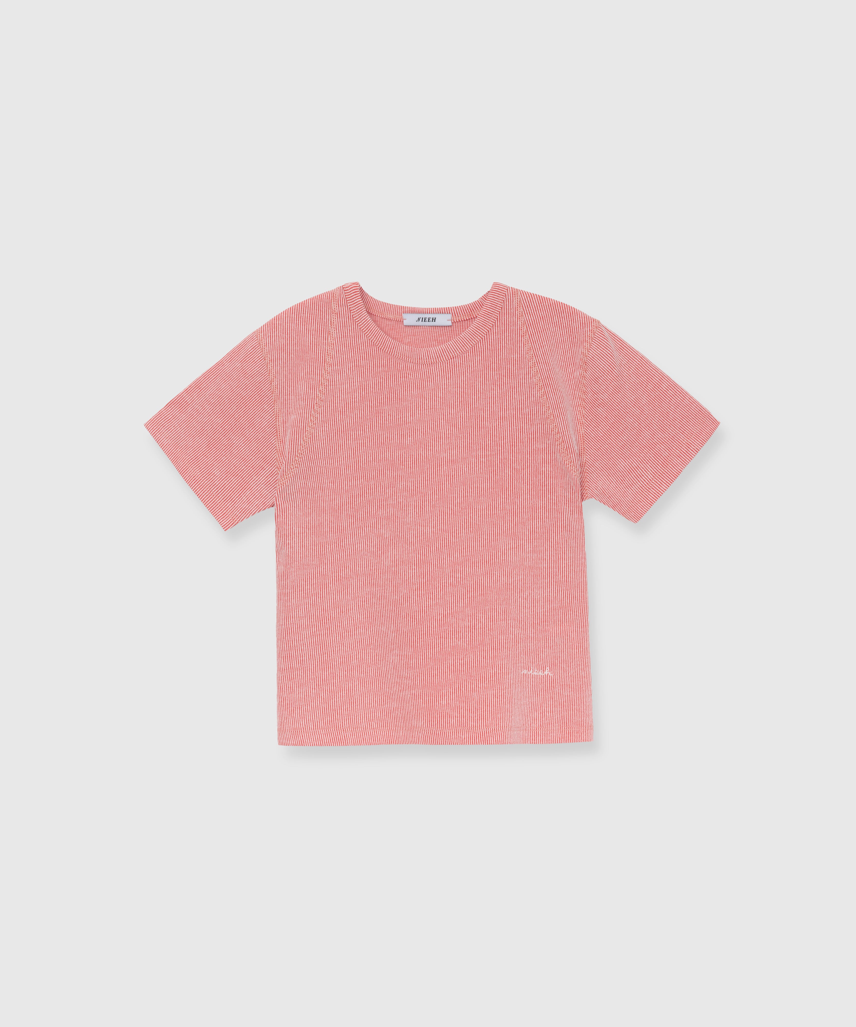 NIEEH mix ribbed t-shirt