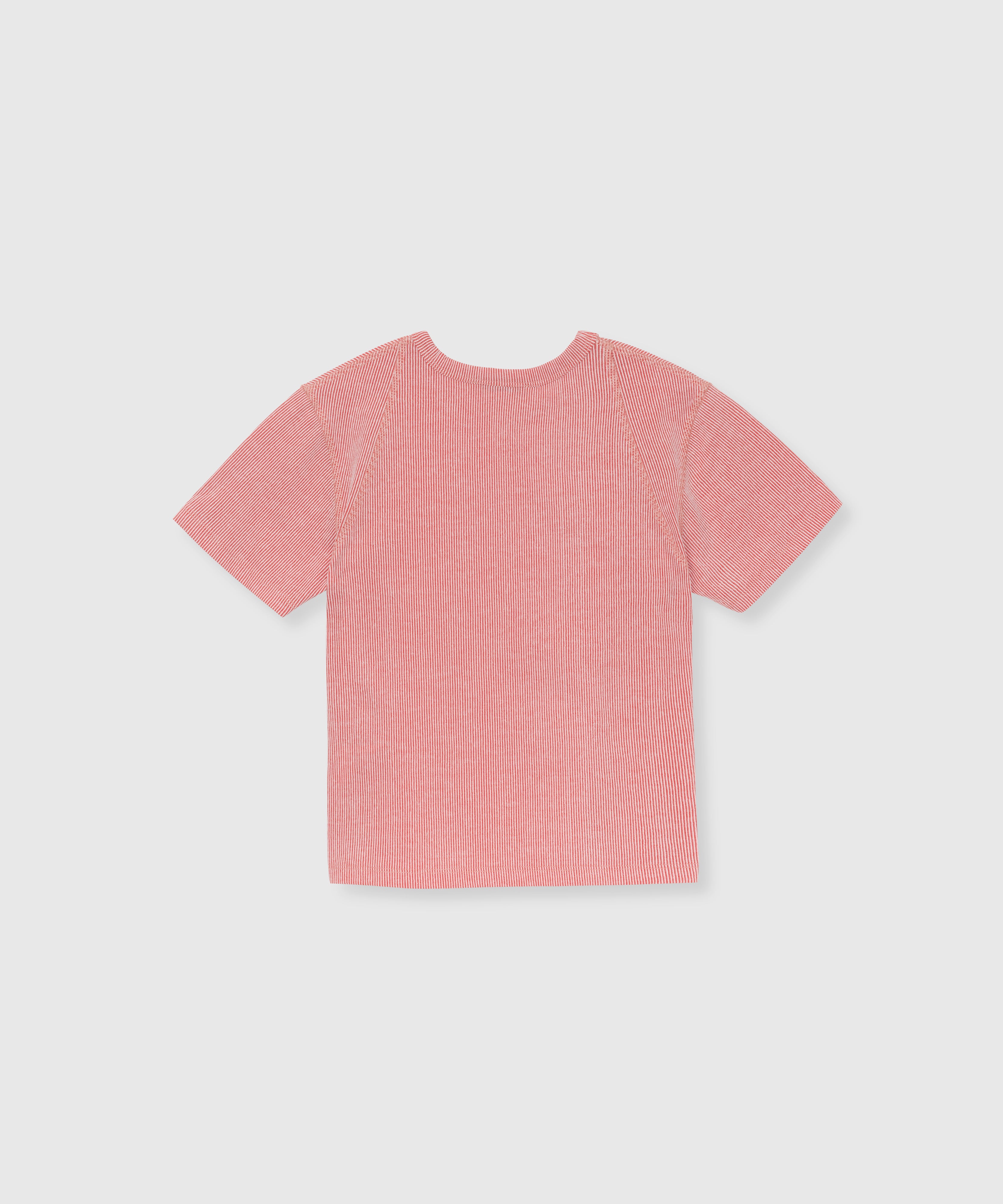 NIEEH mix ribbed t-shirt