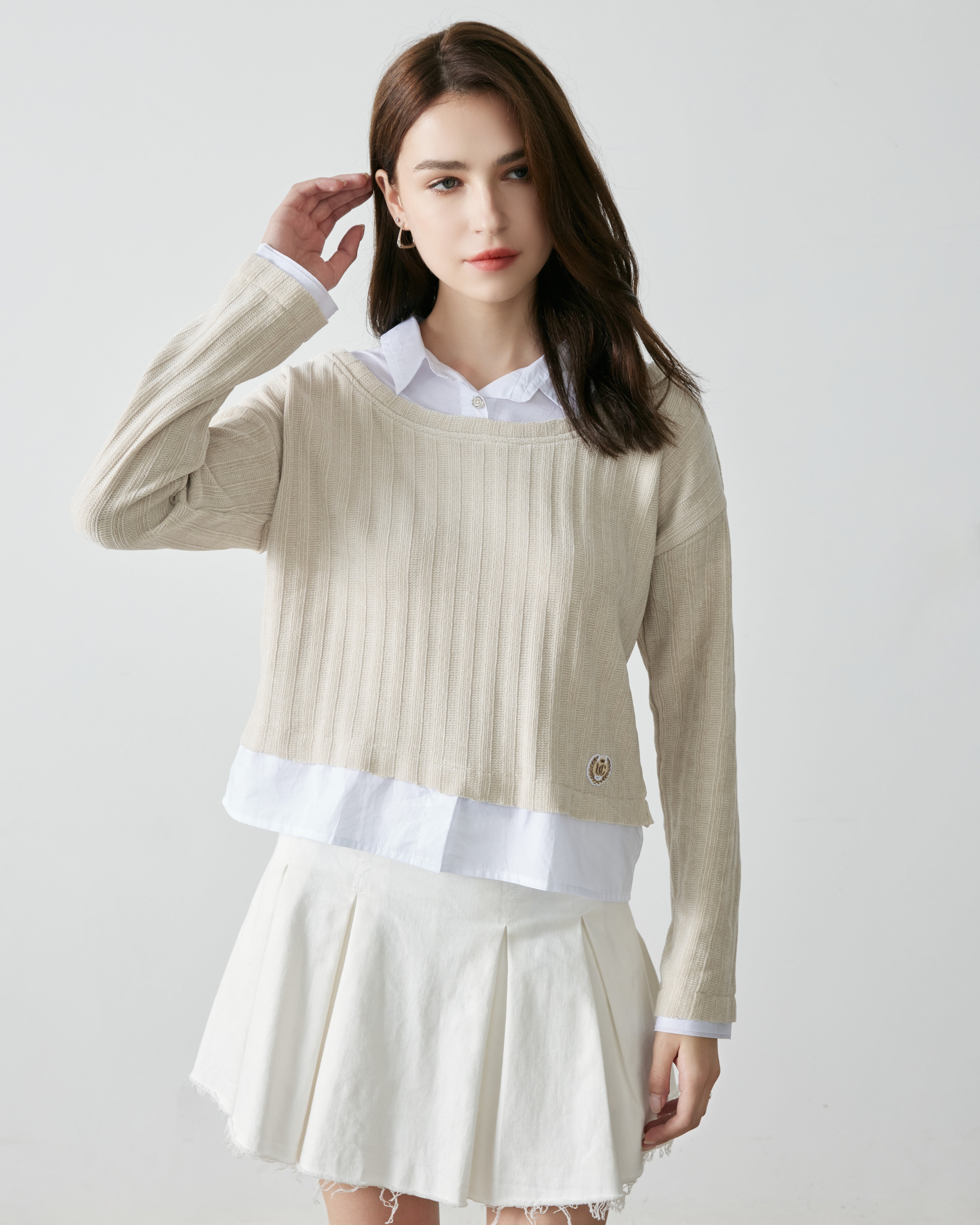 University of Carnaby White Skirt