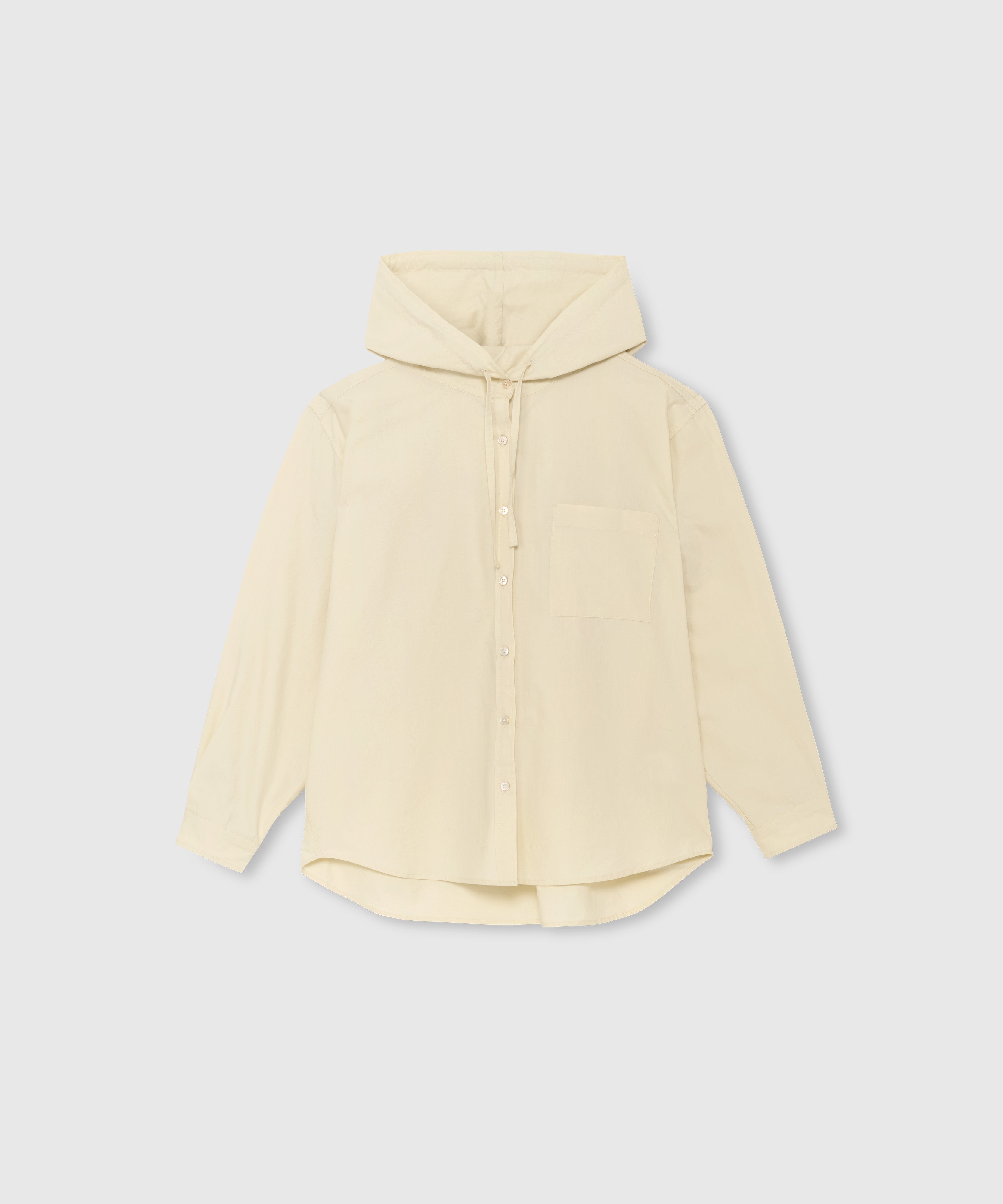 NIEEH PASTEL HOODED SHIRT